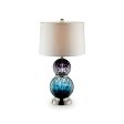 Camila Purple Blue 27.5 H Glass Table Lamp Online