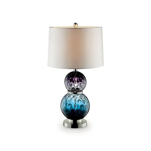 Camila Purple Blue 27.5 H Glass Table Lamp Online