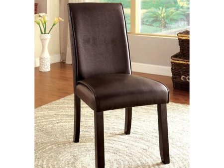 GLADSTONE I Dark Walnut Side Chair (2 CTN) For Discount