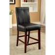 BONNEVILLE II Brown Cherry Black Counter Ht. Chair (2 CTN) Online