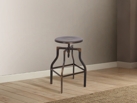 Xena Antique Copper Adjustable Stool (1Pc) Online