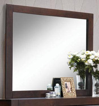 Acme Oberreit Mirror in Walnut 25794 For Discount