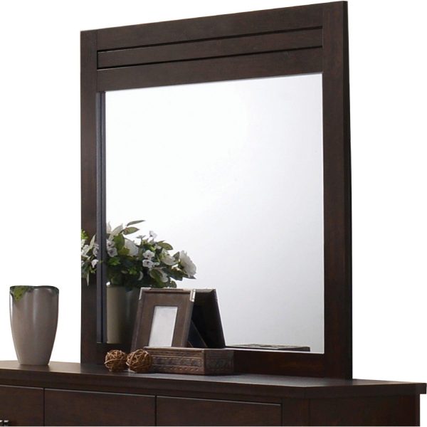 Acme Panang Mirror in Mahogany 23374 Sale