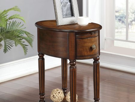 Peniel Dark Oak Side Table Hot on Sale