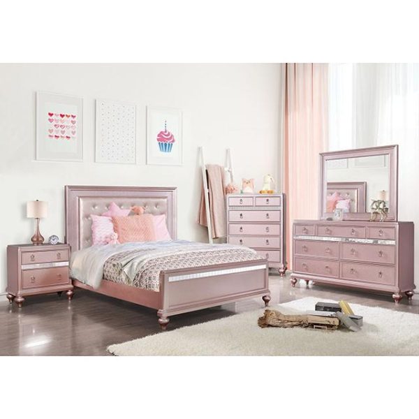 Ariston Rose Pink Twin Bed Online Hot Sale