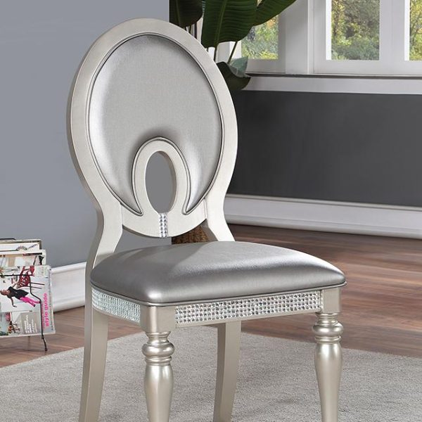 CATHALINA Side Chair (2 CTN), Silver Online