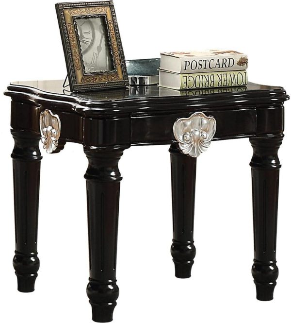 Acme Furniture Ernestine End Table in Black 82112 For Discount