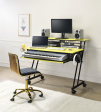 Suitor Yellow & Black Computer Desk Hot on Sale