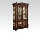 Acme Vendome Curio Cabinet with Mirror Back in Cherry 62023 Online now