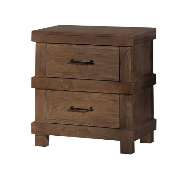 Adams Antique Oak Nightstand For Discount