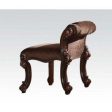 Acme Vendome Vanity Stool in Cherry 22010 Supply