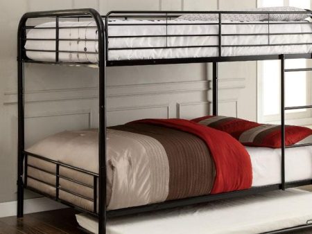 BROCKET Black Metal Full Full Bunk Bed For Sale