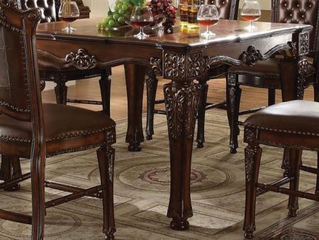 Acme Vendome Square Counter Height Table in Cherry 62025 CLOSEOUT Sale