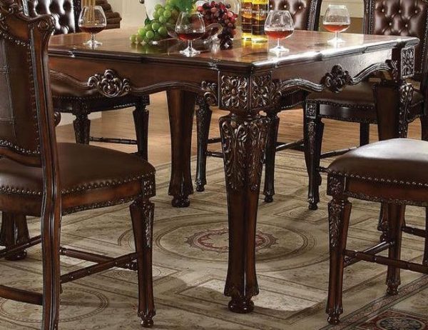 Acme Vendome Square Counter Height Table in Cherry 62025 CLOSEOUT Sale