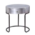 Acme Furniture Brancaster End Table in Aluminum 84882 Supply