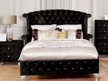 Alzire Black E.King Bed For Sale