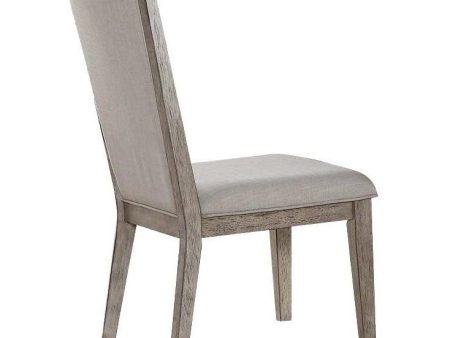 Acme Rocky Side Chair in Gray Oak (Set of 2) 72862 Online now