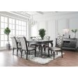 Amina Gray Dining Table Discount