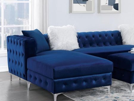 CIABATTONI Sectional, Navy Online Sale