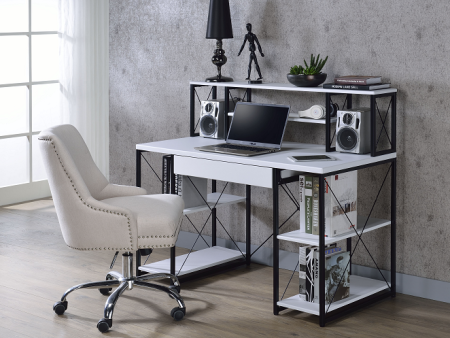 Amiel White & Black Desk Online