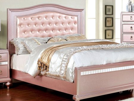 Ariston Rose Gold Queen Bed Hot on Sale