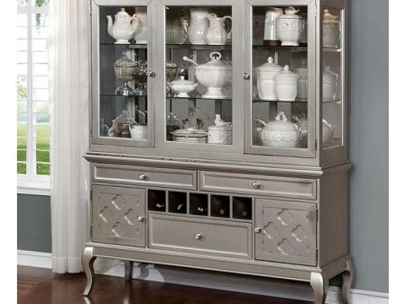 Amina Champagne Hutch & Buffet on Sale