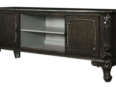 Acme Furniture House Delphine TV Stand in Charcoal 91988 Online