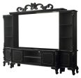 Acme Furniture House Delphine Entertainment Center in Charcoal 91985 For Discount