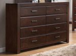 Acme Oberreit 8 Drawer Dresser in Walnut 25795 Online now