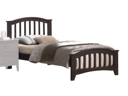 San Marino Dark Walnut Twin Bed on Sale