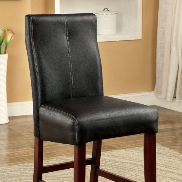 BONNEVILLE II Brown Cherry Black Counter Ht. Chair (2 CTN) Online