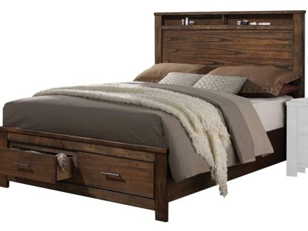 Acme Merrilee King Storage Bed in Oak 21677EK Supply