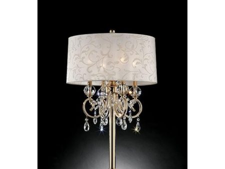 Deborah Gold 33 H Gold Table Lamp Supply