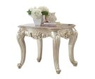 Acme Furniture Gorsedd End Table in Antique White 82442 Sale