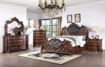 ESPARANZA Queen Bed, Brown Cherry Online