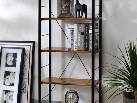 Jurgen Oak & Black Bookshelf For Discount