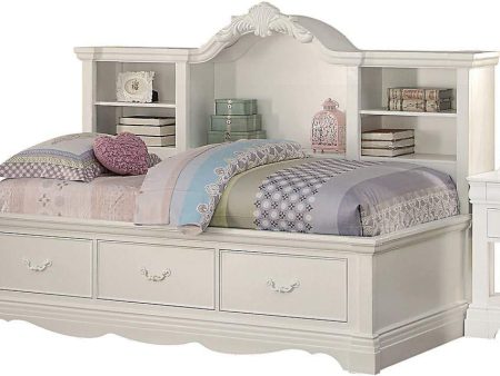 Acme Estrella Youth Daybed w Storage in White 39150 Online now