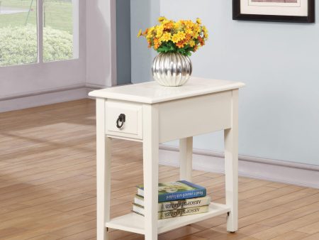 Jeana White Side Table For Cheap