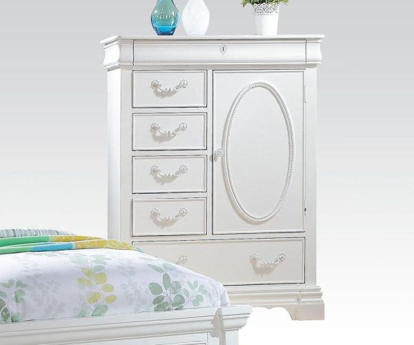 ACME Estrella Youth Chest in White 30246 Hot on Sale