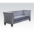 Acme Honor Loveseat in Blue-Gray Velvet 52786 Online Hot Sale