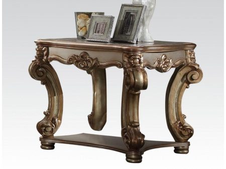 Acme Vendome End Table in Gold Patina 83001 Online Hot Sale