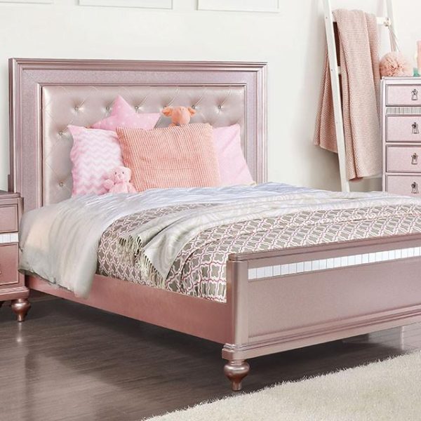 Ariston Rose Pink Twin Bed Online Hot Sale