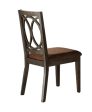 Acme Furniture Jameson Side Chair (Set of 2) in Brown Fabric & Espresso 62322 Online now