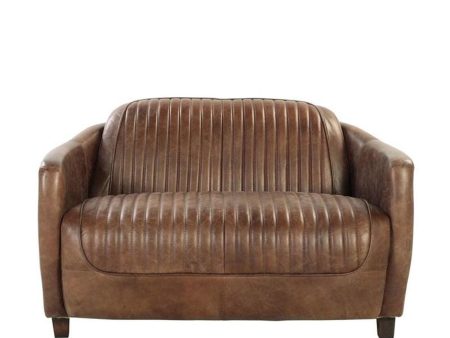 Acme Furniture Brancaster Loveseat in Retro Brown 53546 Online now