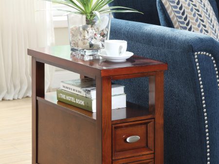 Perrie Cherry Side Table For Cheap