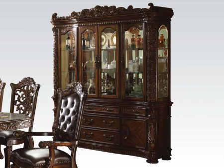 Acme Vendome Cherry Finish Buffet and Hutch 60006 Fashion