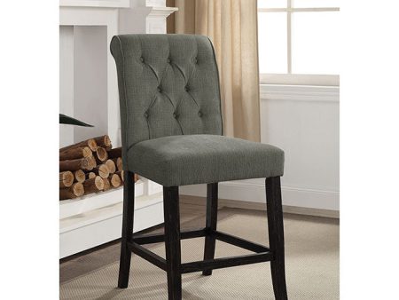 Izzy Gray Antique Black Counter Ht. Chair, Gray (2 CTN) Online