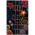 BARON 5  X 8 , Area Rug, Hopscotch, Multi Black Online now