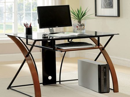 Baden Oak Black Accent Desk Online Hot Sale