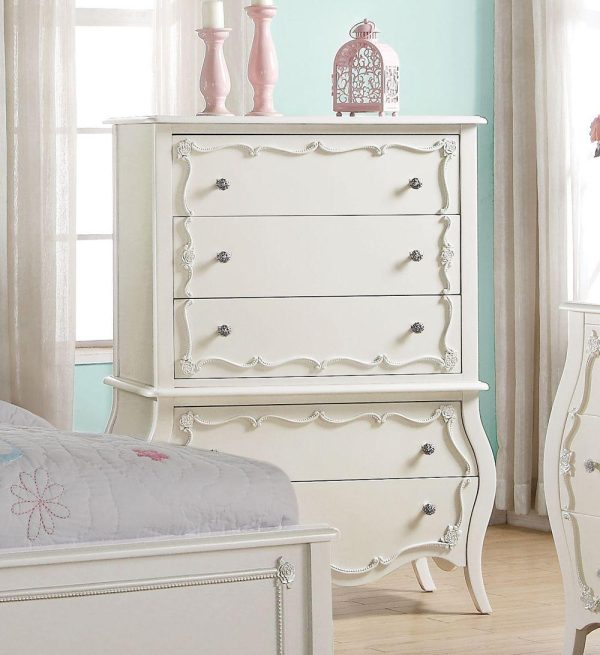 Acme Edalene Chest in Pearl White 30515 Fashion